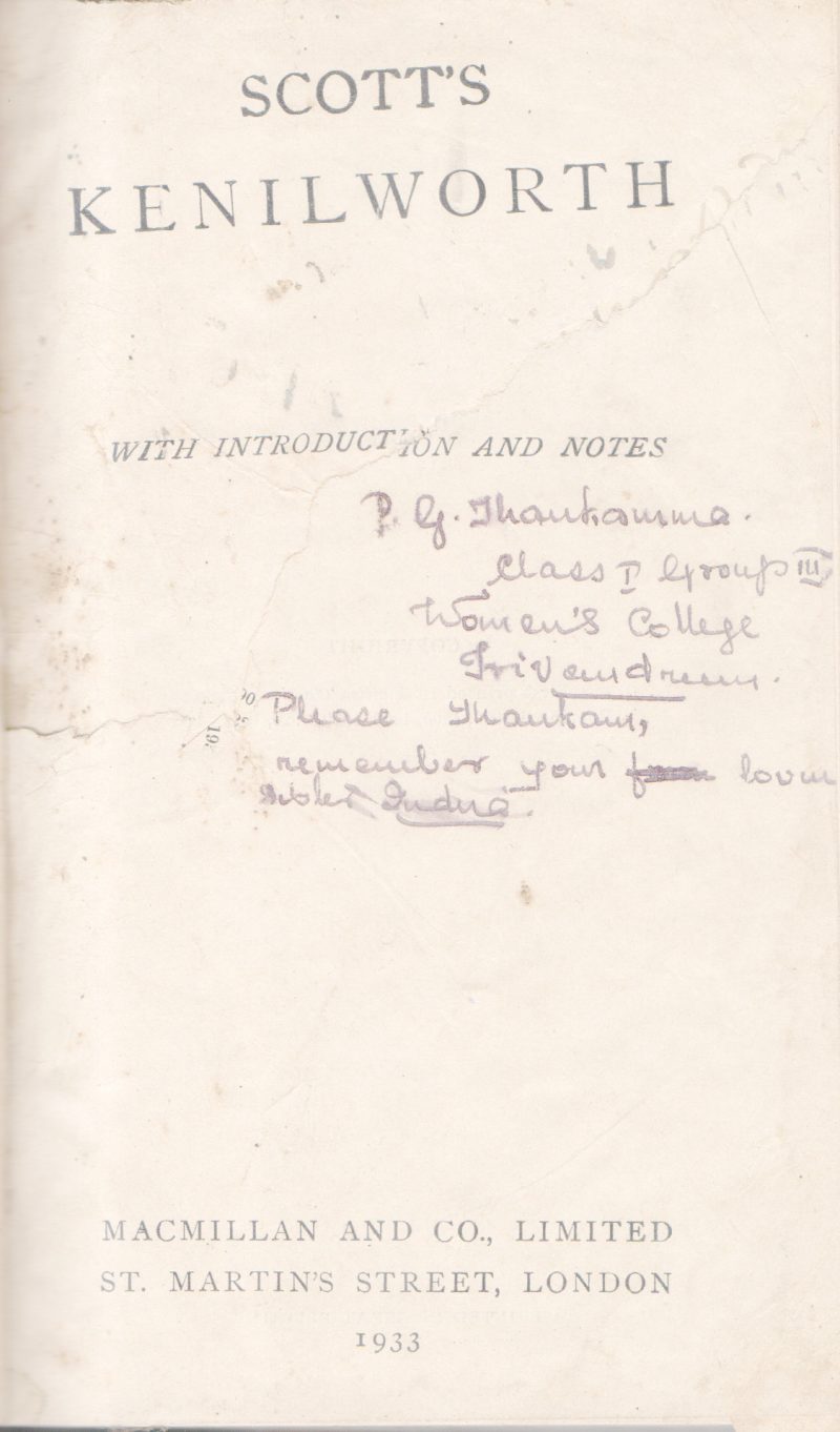 KENILWORTH BY WALTER SCOTTS