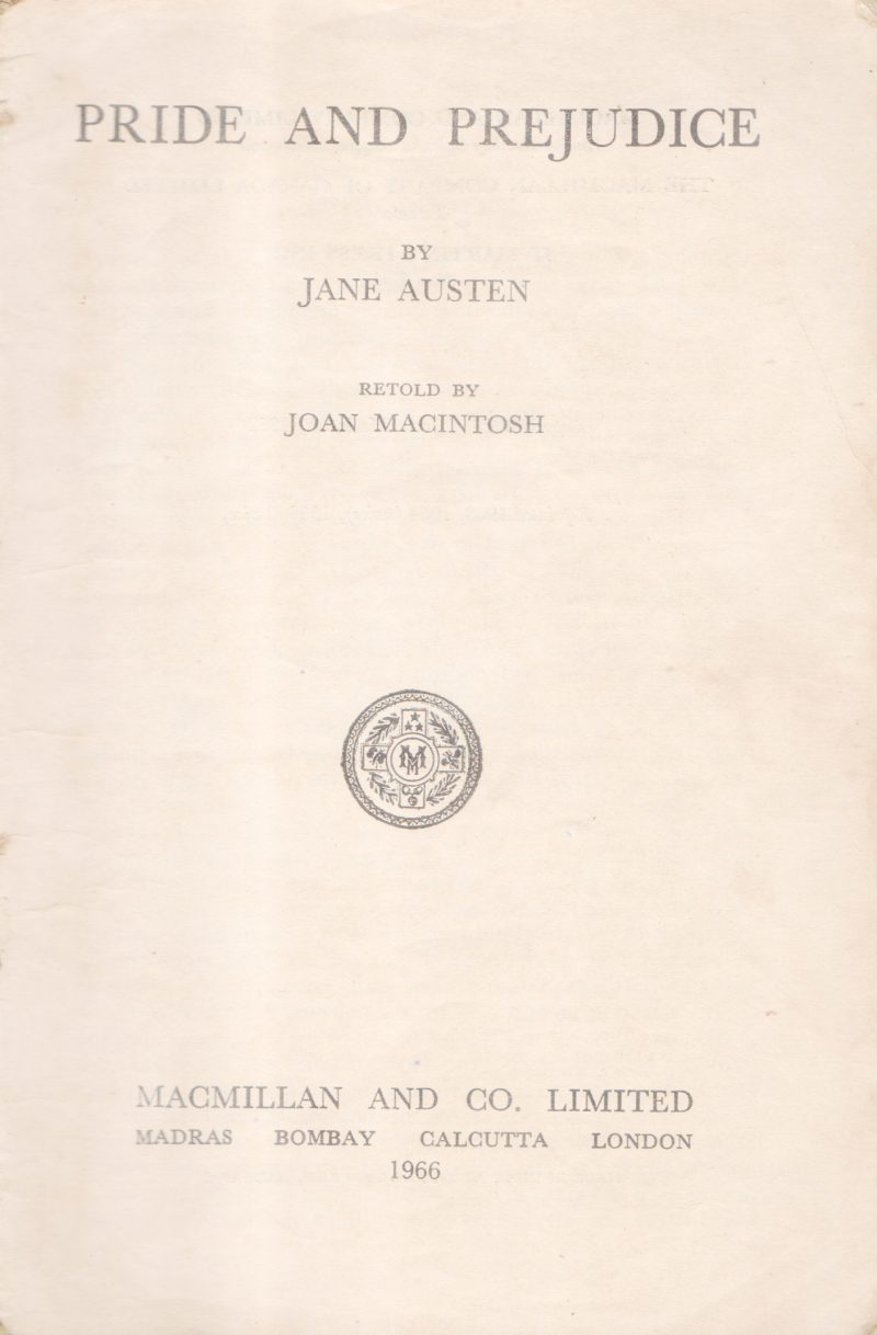 PRIDE AND PREJUDICE BY JANE AUSTEN
