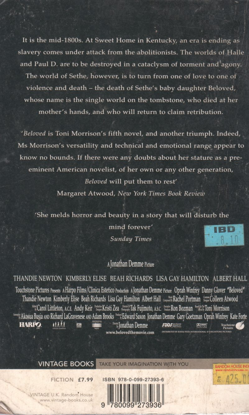 BELOVED BY TONI MORRISON - Image 2