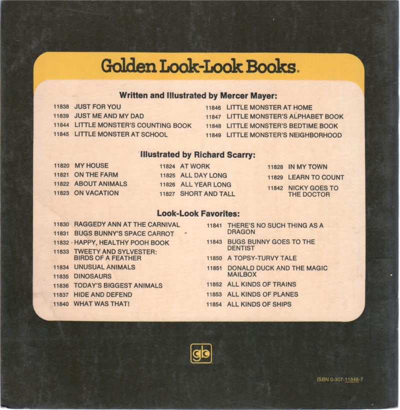 LITTLE MONSTER'S BEDTIME BOOK BY MERCER MAYER - Image 2