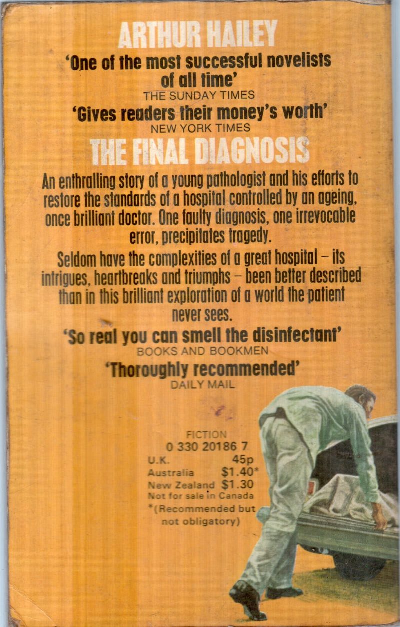 THE FINAL DIAGNOSIS BY ARTHUR HAILEY - Image 2