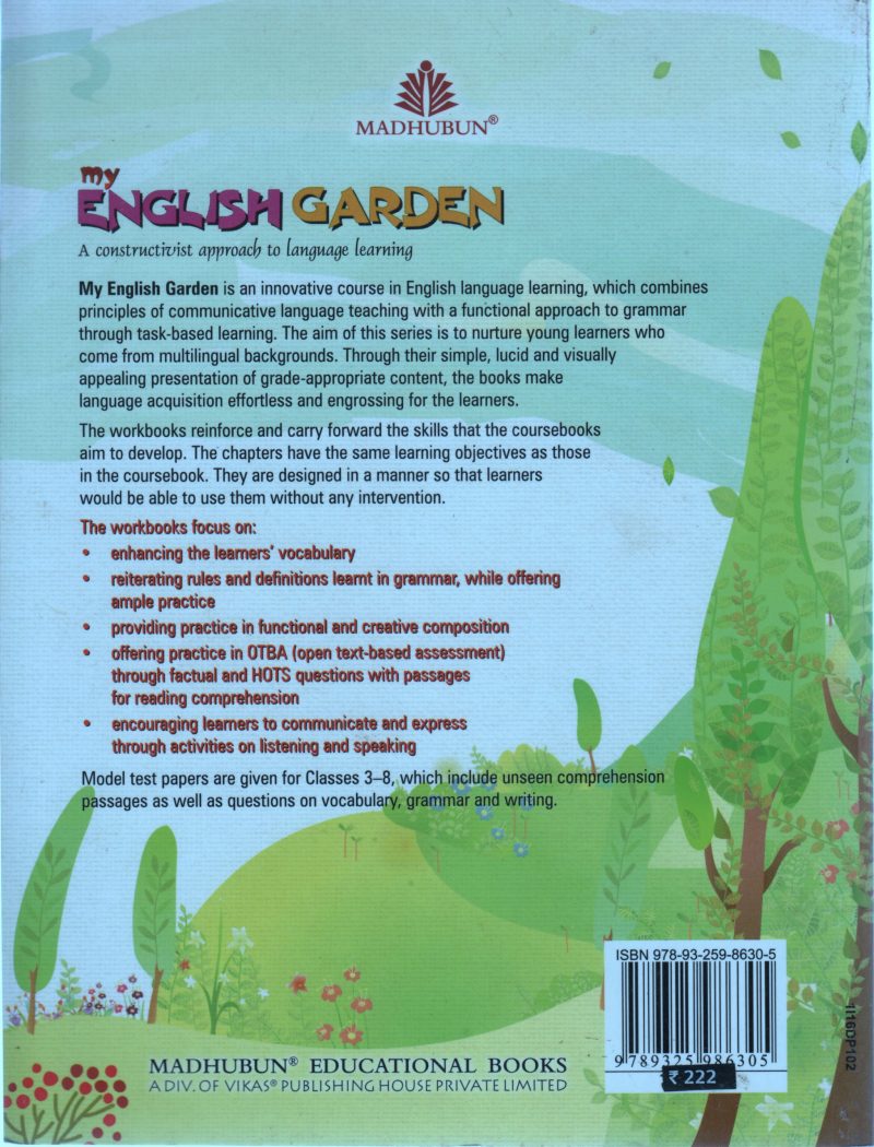 MY ENGLISH GARDEN WORKBOOK 5 - Image 2