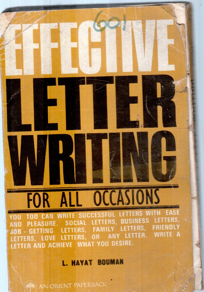 EFFECTIVE LETTER WRITING BY BOUMAN