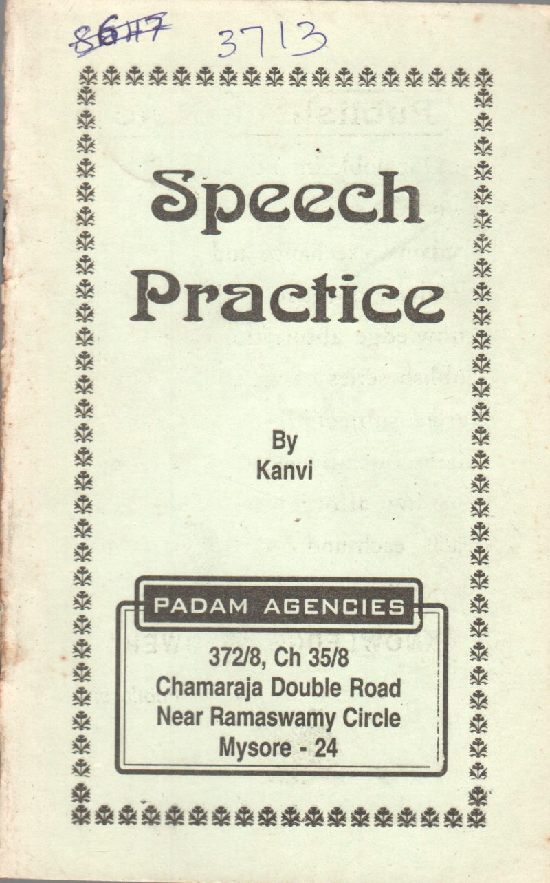 SPEECH PRACTICE BY KANVI