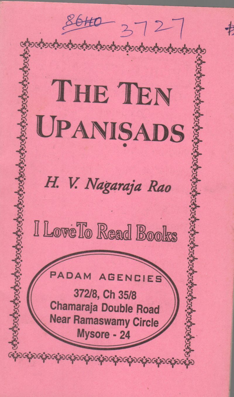 THE TEN UPANISADS BY H.V. NAGARAJA RAO