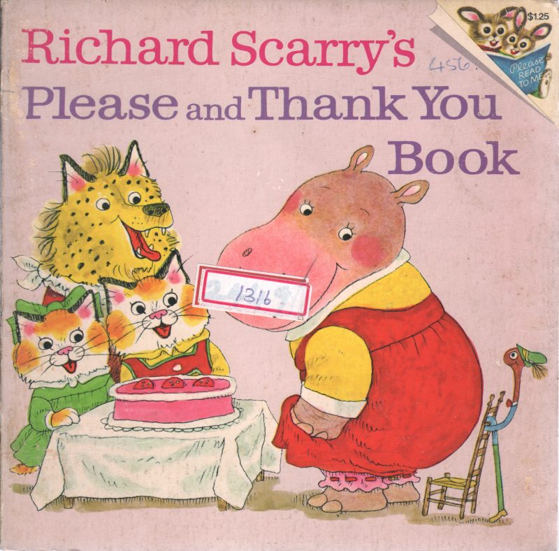 PLEASE AND THANK YOU BOOK BY RICHARD SCARRY