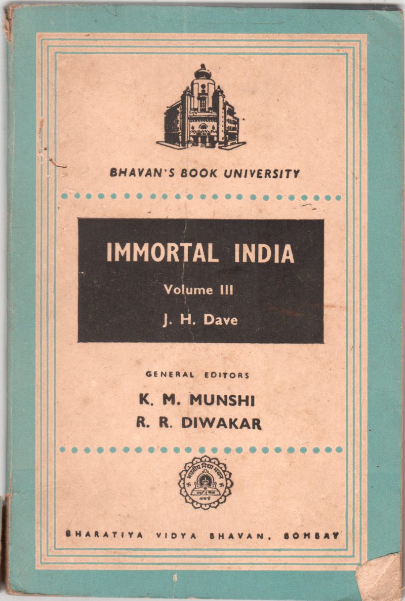 IMMORTAL INDIA BY J.M.DAVE