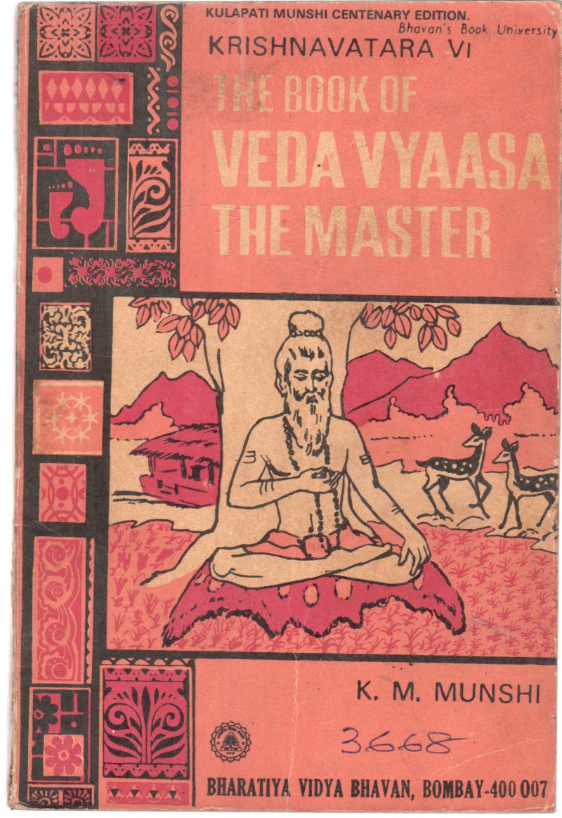 THE BOOK OF VEDA VYAASA THE MASTER BY KRISHNAVATARA VI