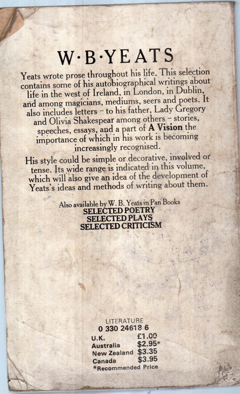 SELECTED PROSE BY W.B.YEATS - Image 2