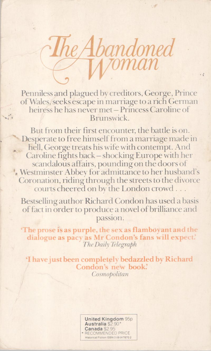 THE ABANDONED WOMAN BY RICHARD CONDON - Image 2