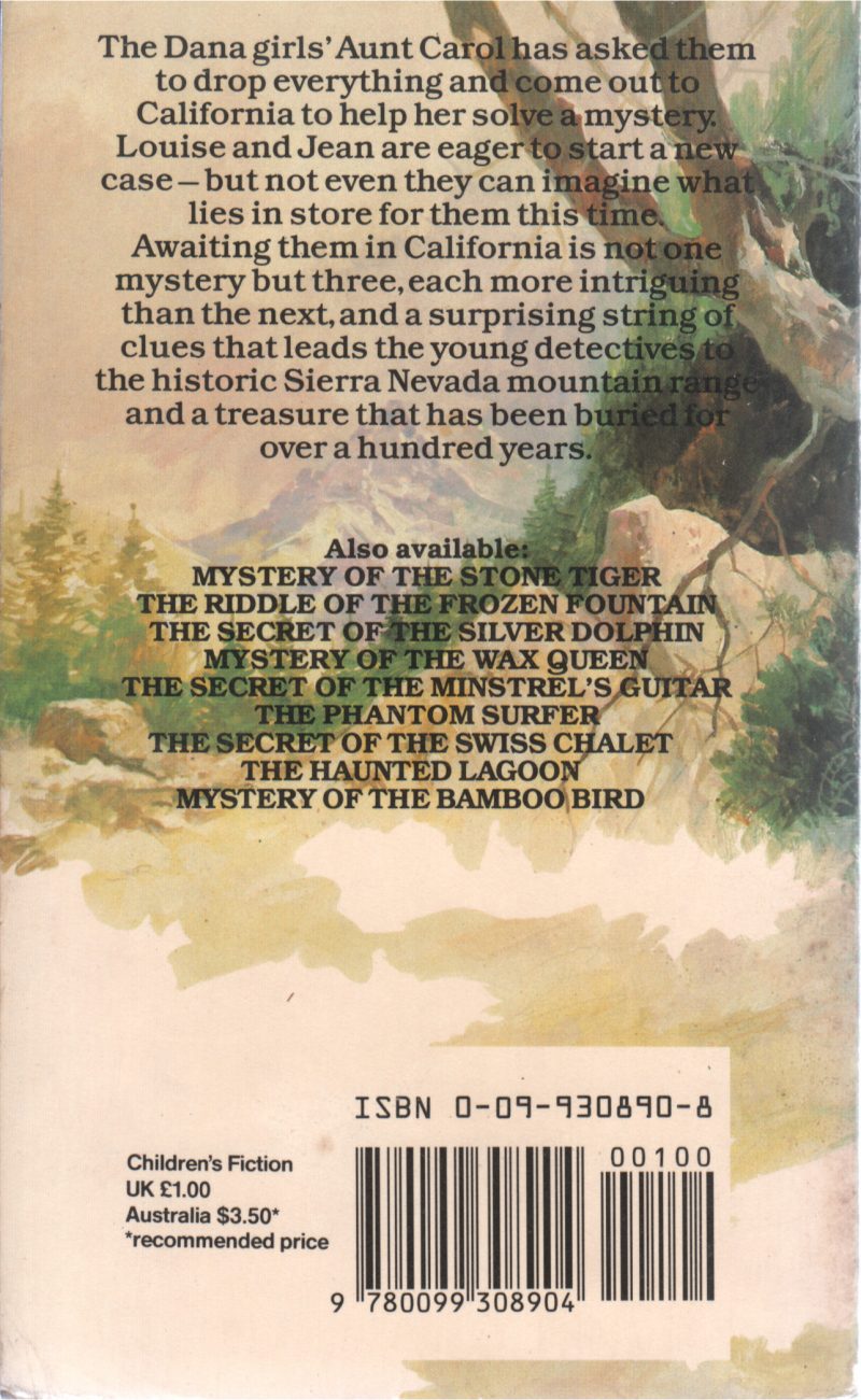 THE SEIRRA GOLD MYSTERY BY CAROLYN KEENE - Image 2