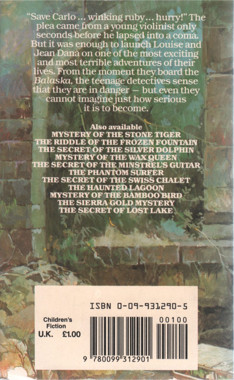 THE WINKING RUBY MASTER BY CAROLYN KEENE - Image 2