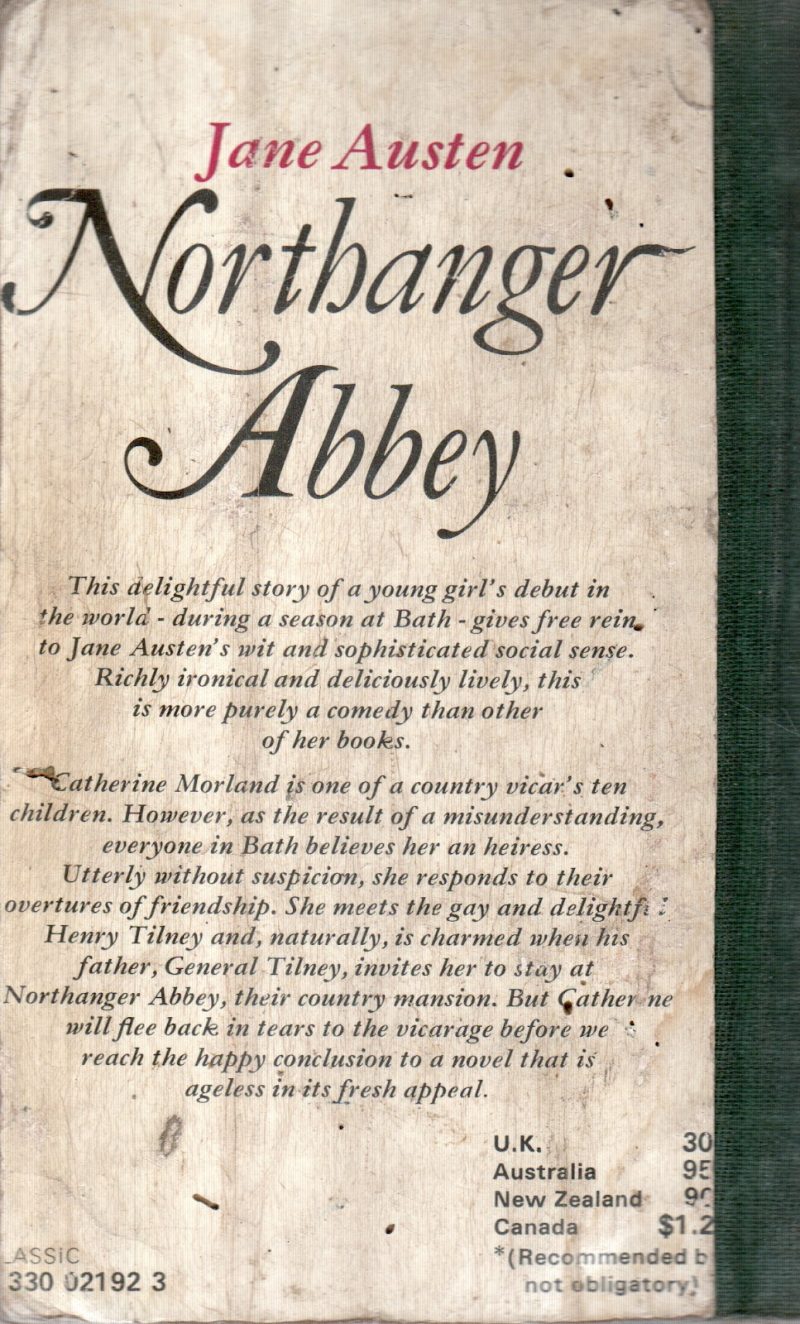 NORTHANGER ABBEY BY JANE AUSTEN - Image 2