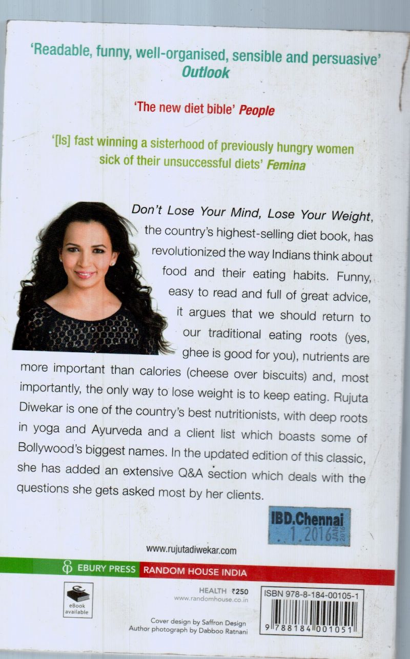 DON'T LOSE YOUR MIND LOSE YOUR WEIGHT BY RUJUTA DIWEKAR - Image 2