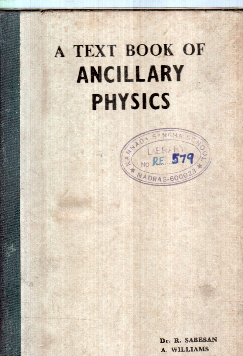 ANCILLARY PHYSICS BY R.SABESAN