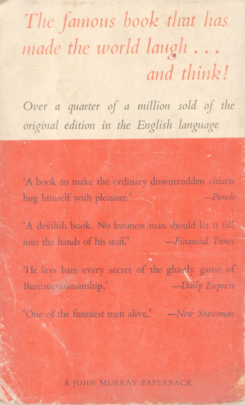 PARKINSON'S LAW OR THE PURSUIT OF PROGRESS BY C. NORTHCOTE PARKINSON - Image 2