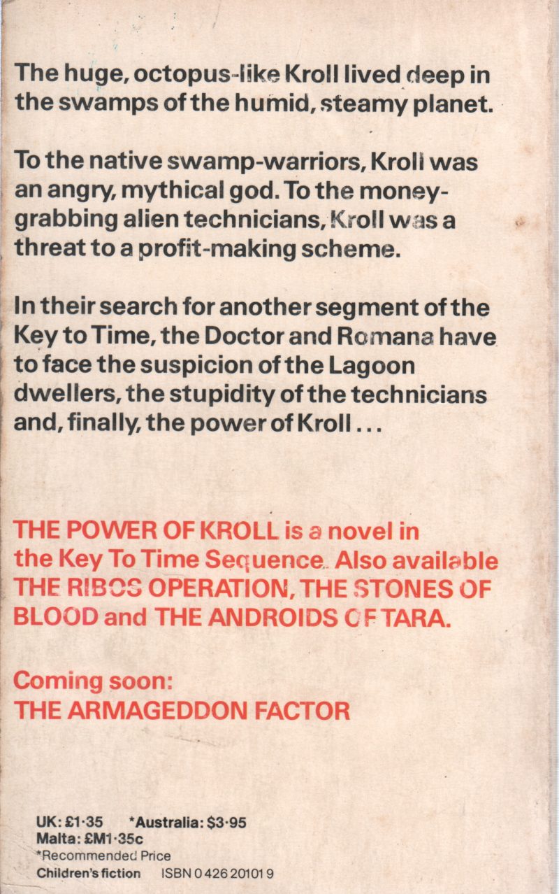 DOCOR WHO BY KTERRANCE DICKS - Image 2