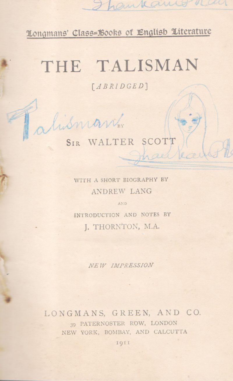 THE TALISMAN BY SIR WALTER SCOTT