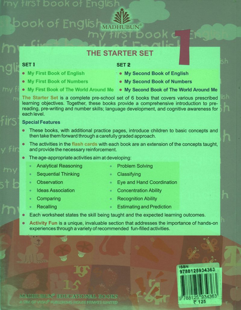 MY FIRST BOOK OF ENGLISH BY MADHU SINGH - Image 2