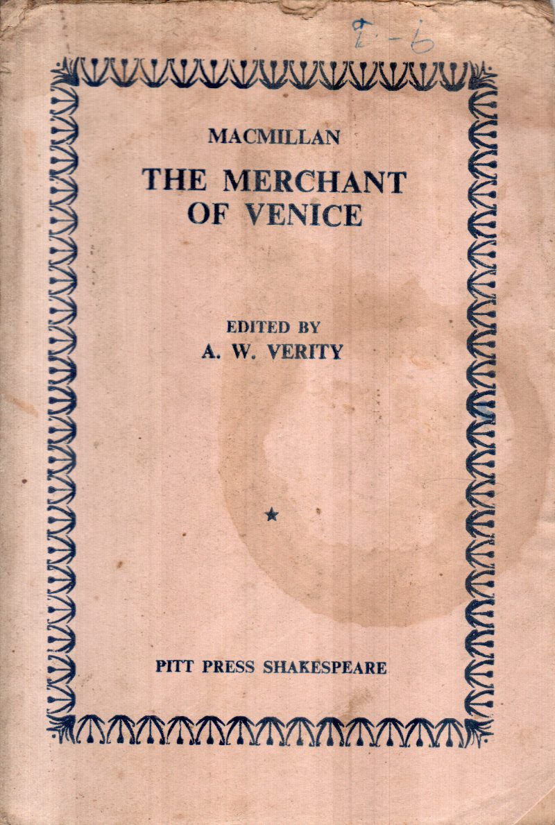 THE MERCHANT OF VENICE BY A.W.VERITY