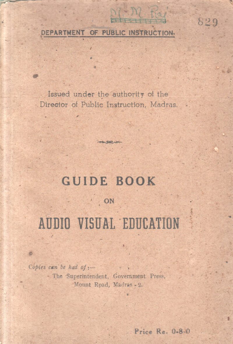 GUIDE BOOK ON AUDIO VISUAL EDUCATION