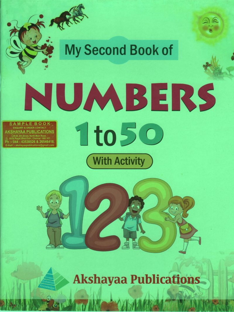 MY SECOND BOOK OF NUMBERS 1 TO 50 BY MADHU SIINGH