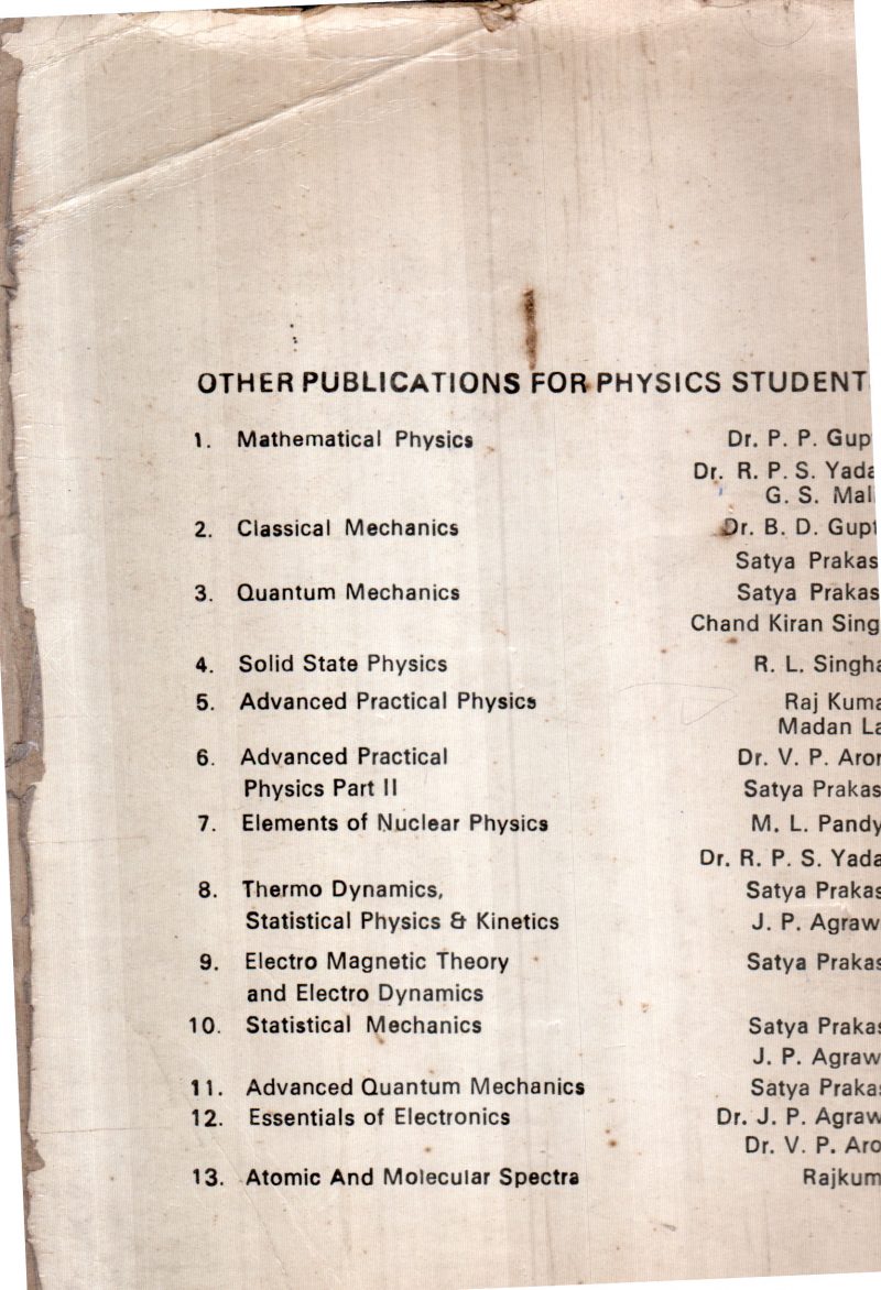 STATISTIC MECHANICS BY J.P.AGARWAL - Image 2