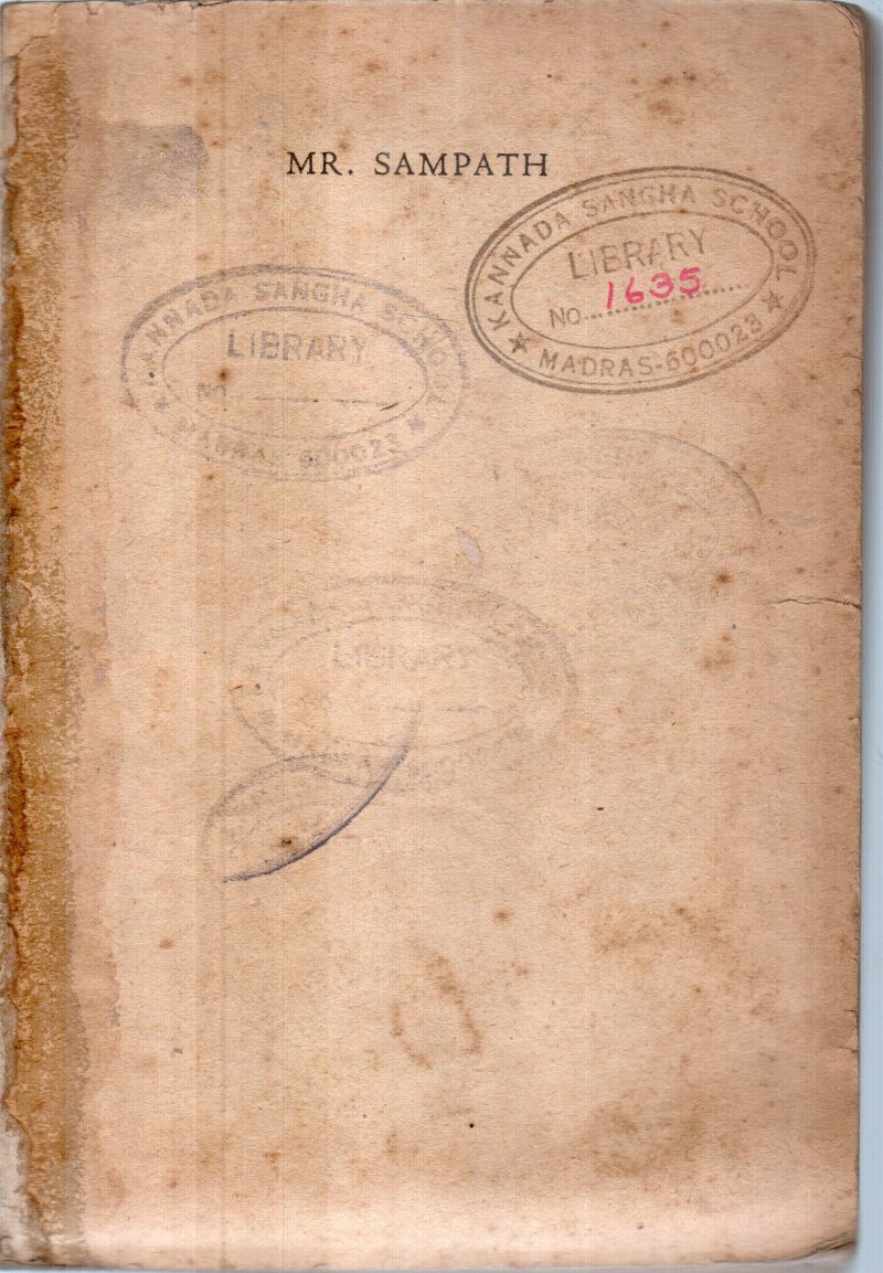 MR.SAMPATH BY R.K.NARAYAN