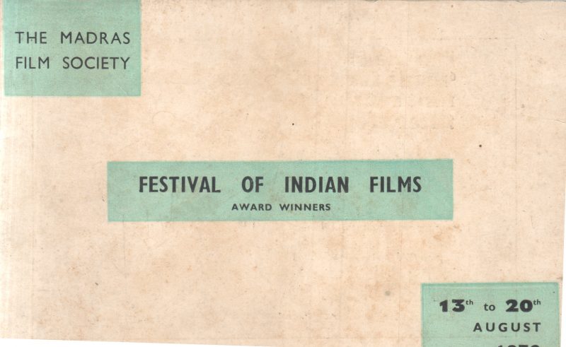 FESTIVAL OF INDIAN FILMS