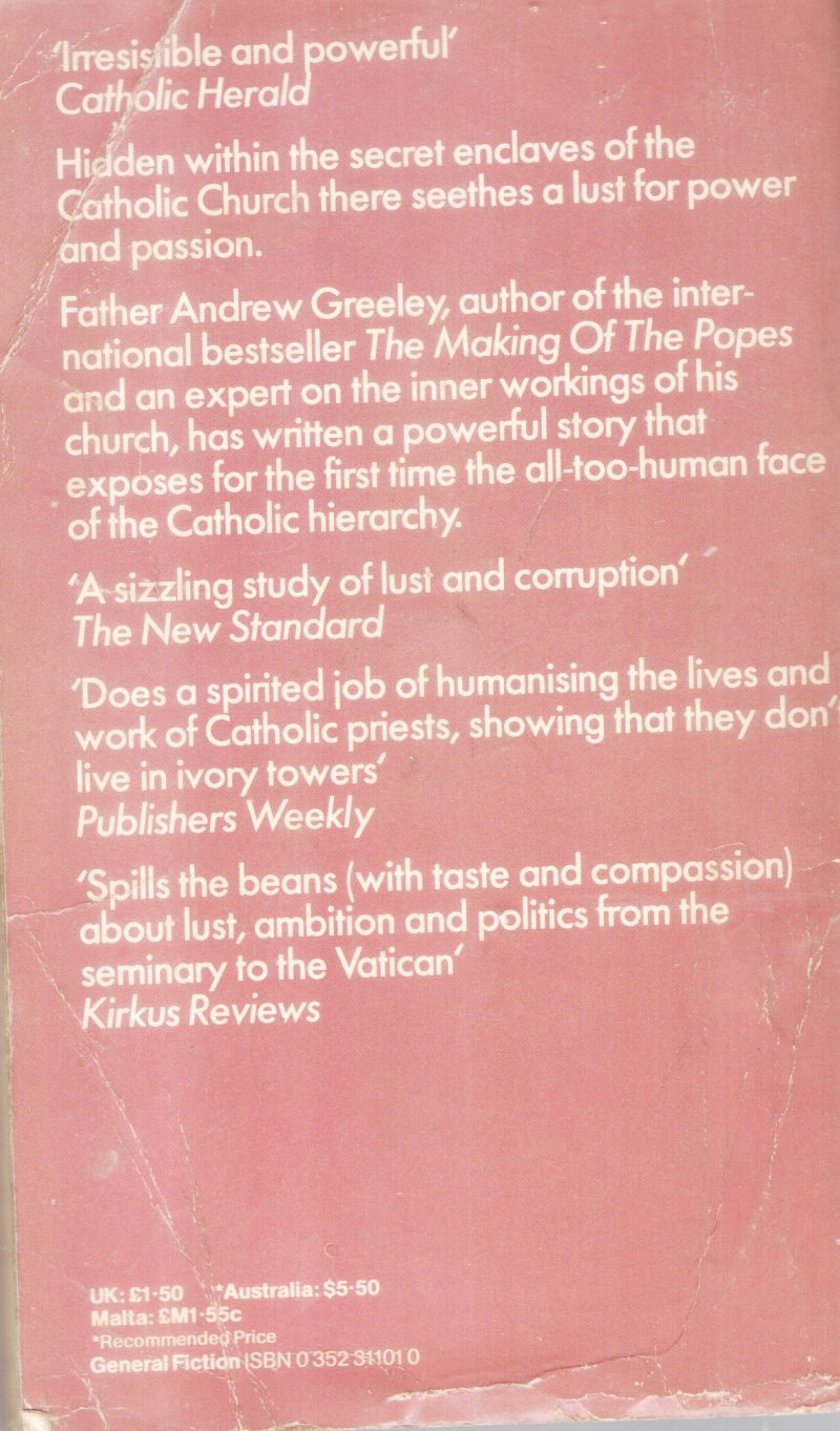 THE CARDINAL SINS BY ANDREW M .GREELEY - Image 2