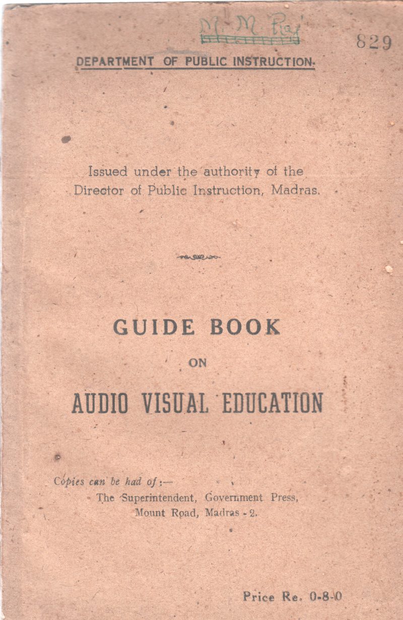 GUIDE BOOK ON AUDIO VISUAL EDUCATION