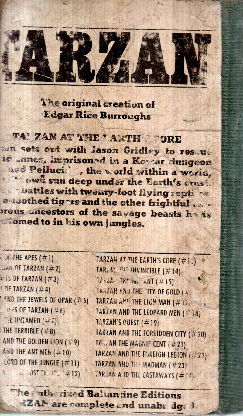 TARZAN AT THE EARTH'S CORE BY EDGAR RICE BURROUGHS - Image 2