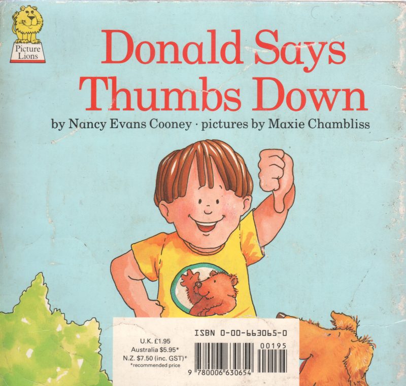 DONALD SAYS THUMBS DOWN BY NANCY EVANS COONEY - Image 2