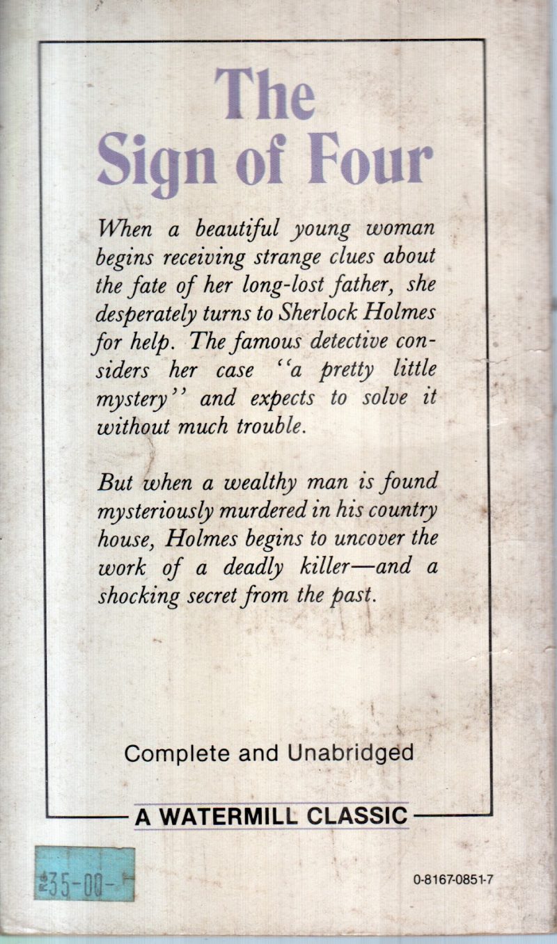 THE SIGN OF FOUR BY ARTHUR CONAN DOYLE - Image 2