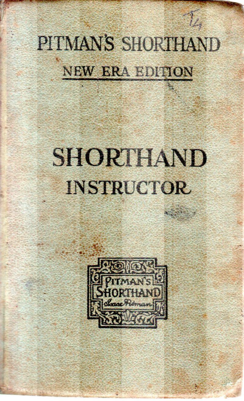 PITMAN'S SHORTHAND INSTRUCTOR BY ISAAC PITMAN