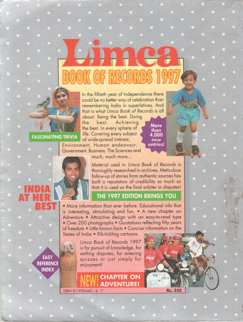 LIMCA BOOK OF RECORDS 1997 - Image 2