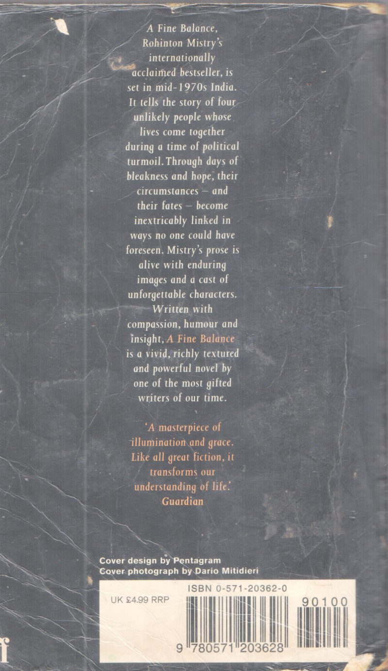 A FINE BALANCE BY ROHINTON MISTRY - Image 2