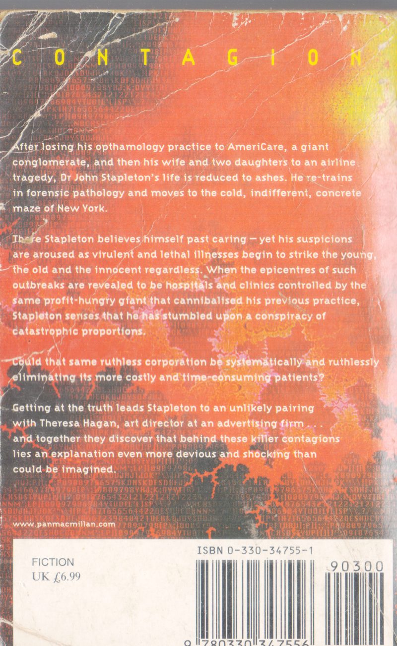 CONTAGION BY ROBBIN COOK - Image 2