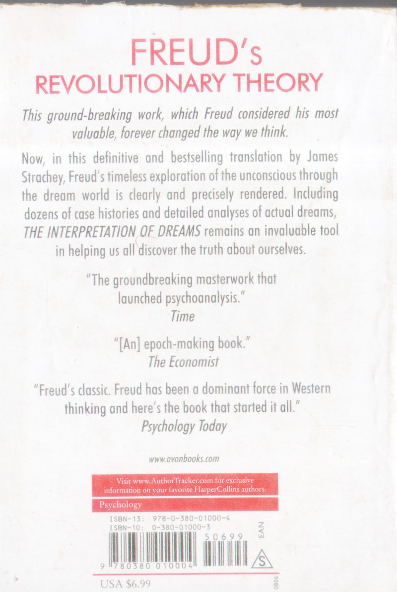 THE INTERPRETATION OF DREAMS BY SIGMUND FREUD - Image 2