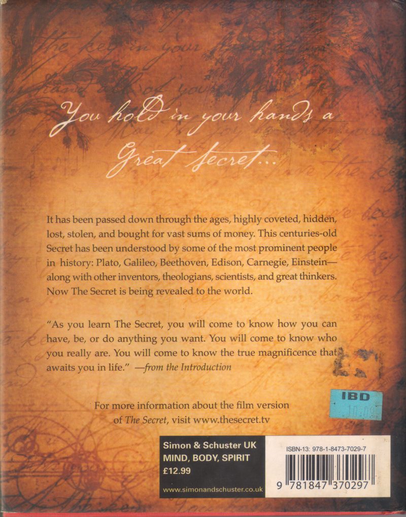 THE SECRET BY RHONDA BYRNE - Image 2