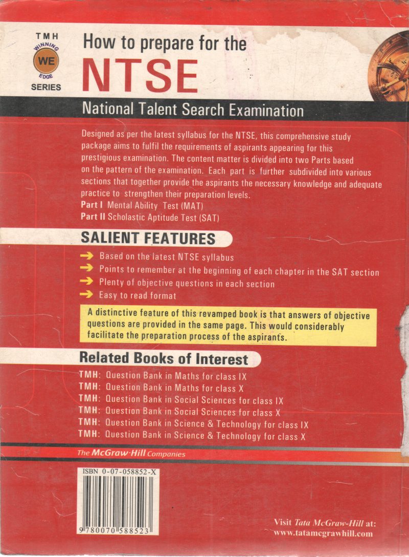 HOW TO PREPARE FOR THE NTSE BY TATA MCGRAW HILL - Image 2