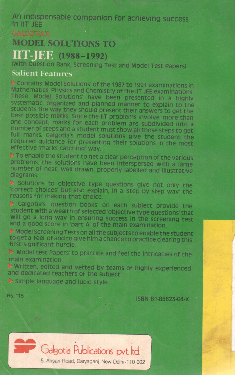 MODEL SOLUTIONS TO IIT-JEE - Image 2