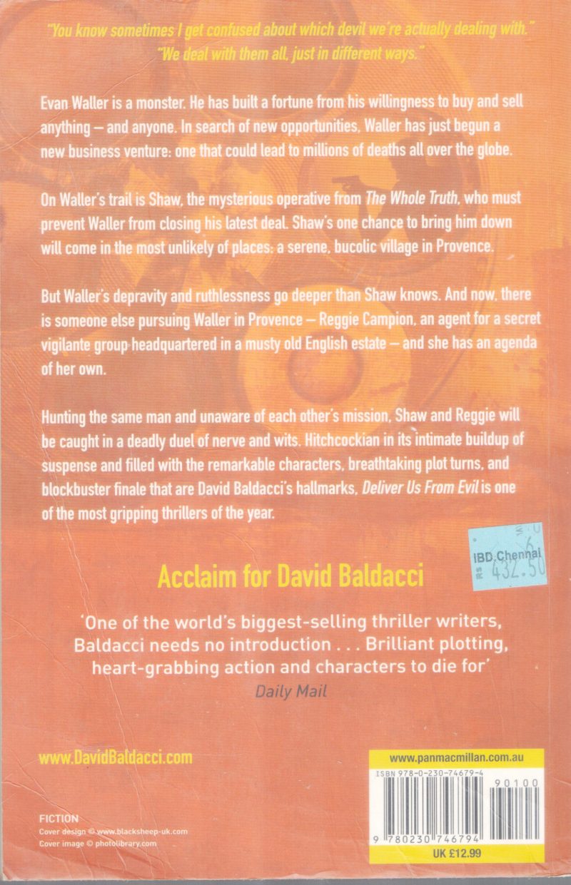 DELIVER US FROM EVIL BY DAVID BALDACCI - Image 2