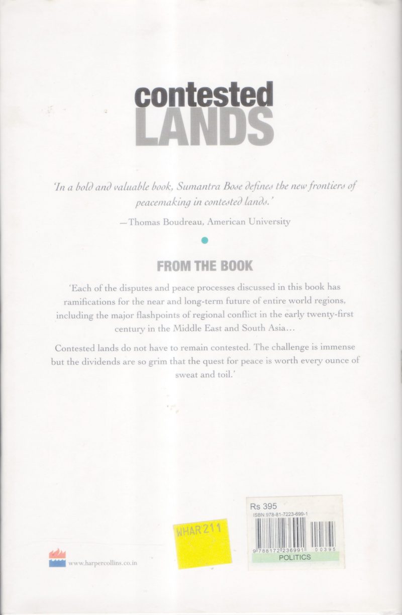 CONTESTED LAND BY SUMANTRA BOSE - Image 2