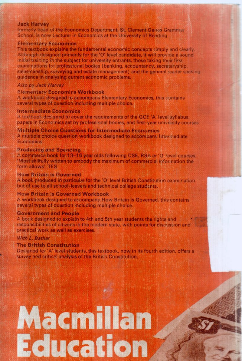ELEMENTARY ECONOMICS BY J.HARVEY - Image 2