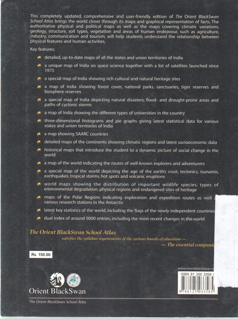 THE ORIENT BLACKSWAN SCHOOL ATLAS - Image 2