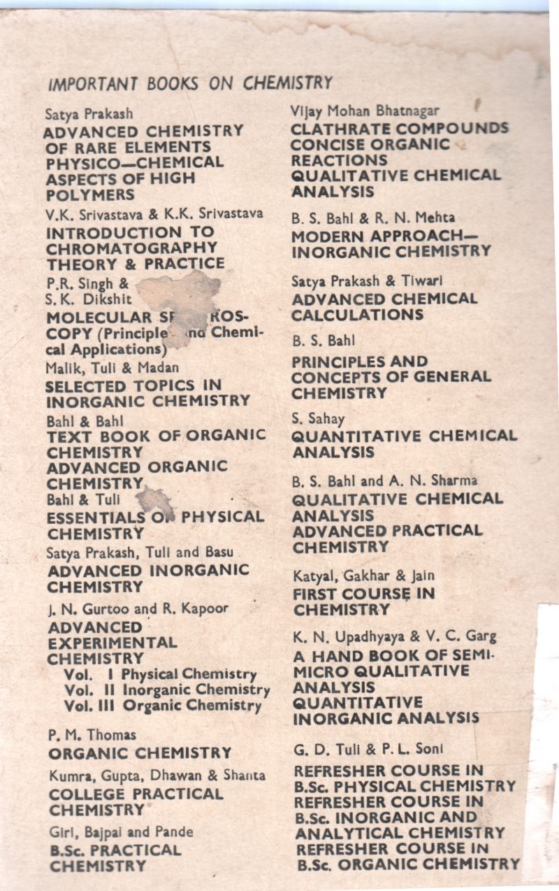 A COMPLETE COURSE IN I.S.C. CHEMISTRY BY R.D. MADAN - Image 2