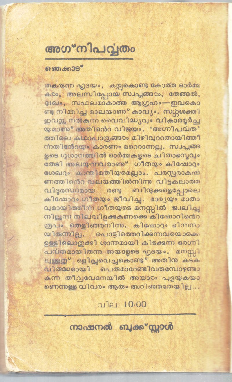 AGNIPARVATHAM BY BY NJEKKAD - Image 2