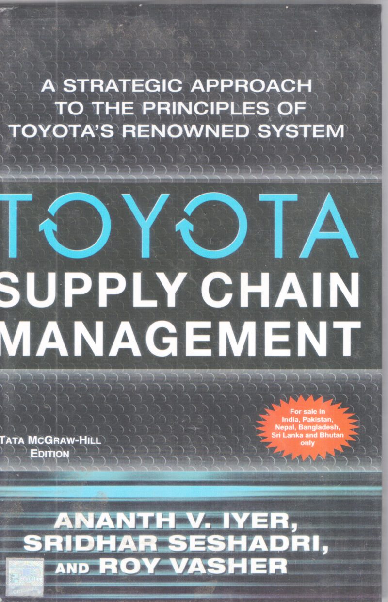 TOYOTA SUPPLY CHAIN MANAGEMENT GROUP OF EDITORS