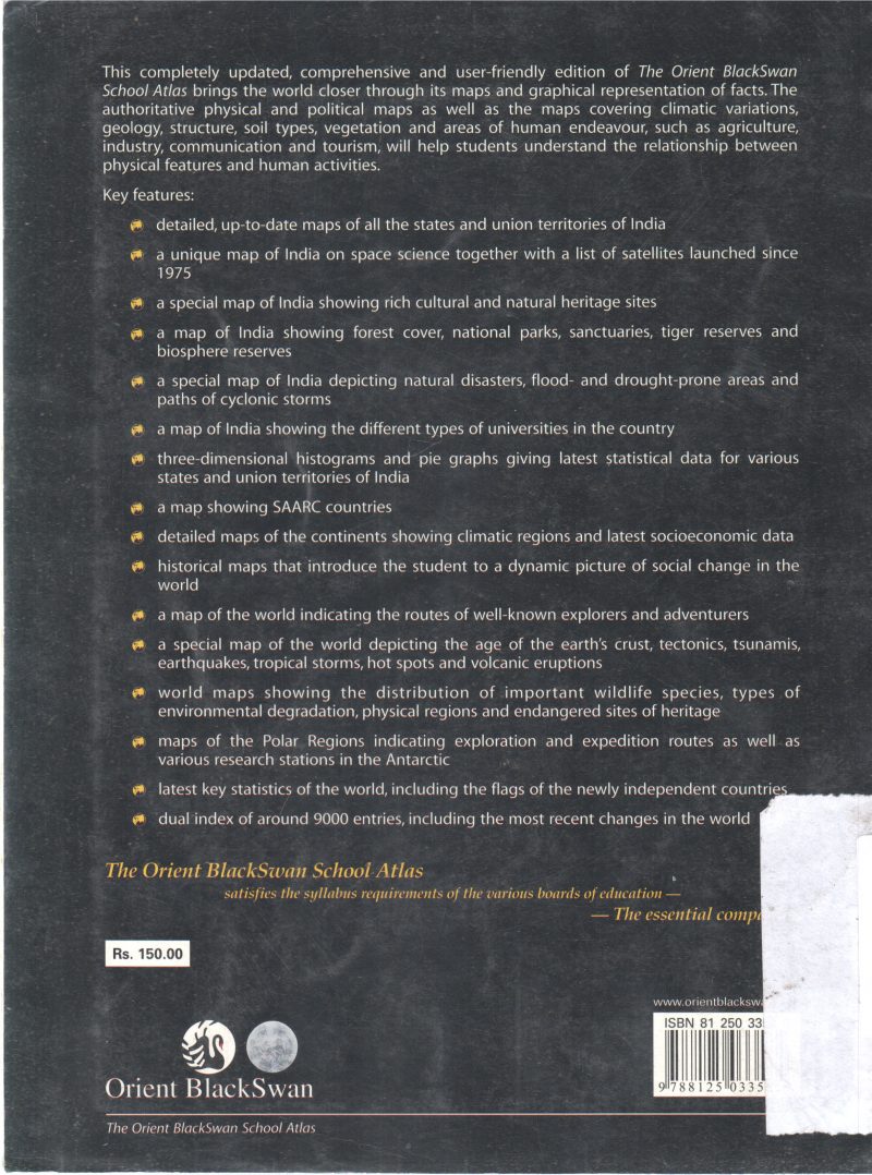 THE ORIENT BLACKSWAN SCHOOL ATLAS - Image 2